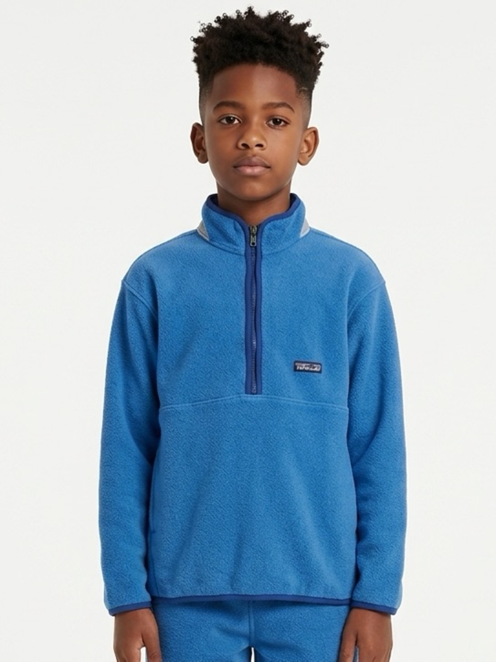 PATAGONIA | 1/4 Zip Synchilla Blue Fleece Pullover Kids Size XL (14)